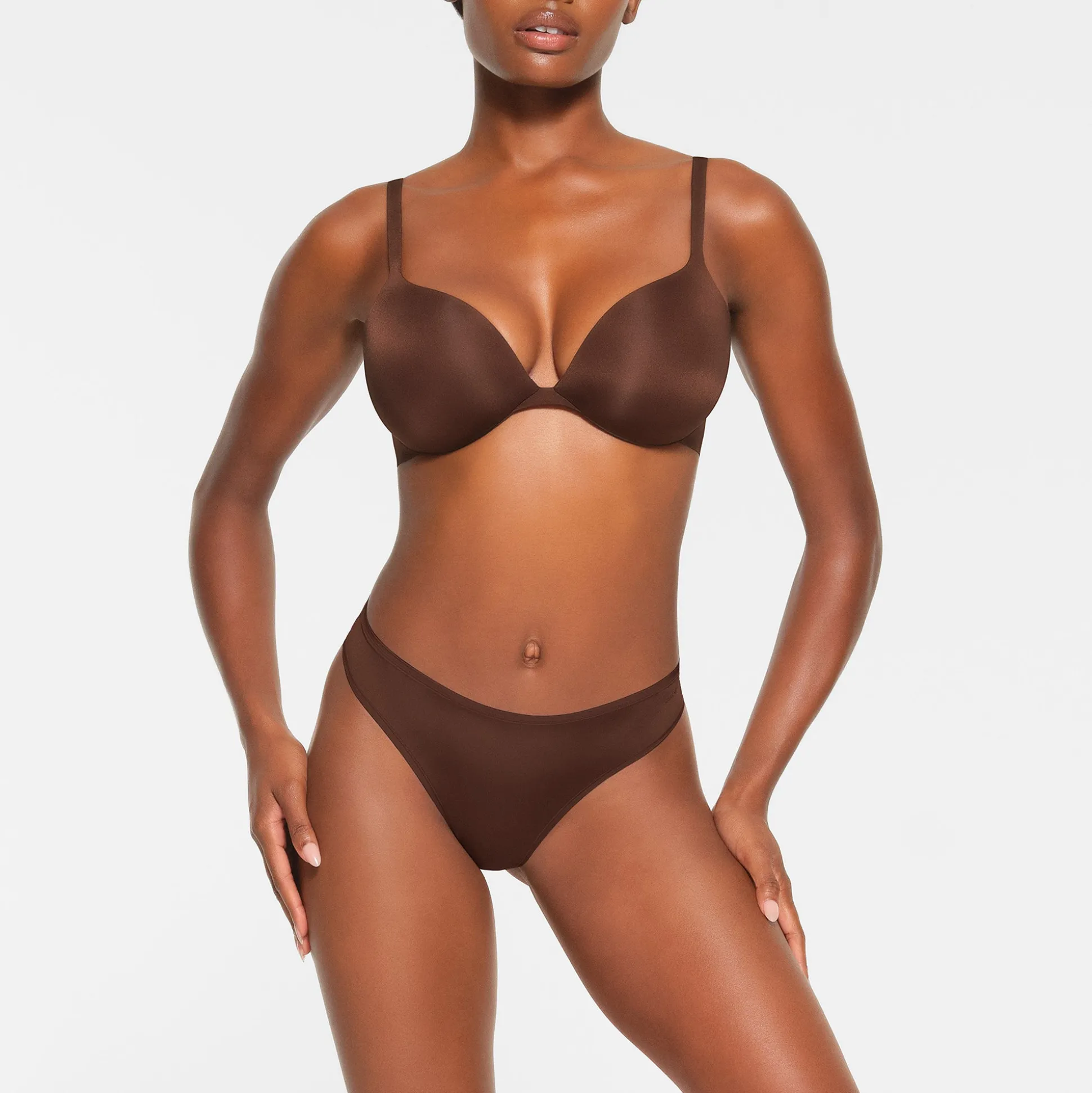 SKIMS ULTIMATE BRA TEARDROP PUSH-UP BRA | COCOA