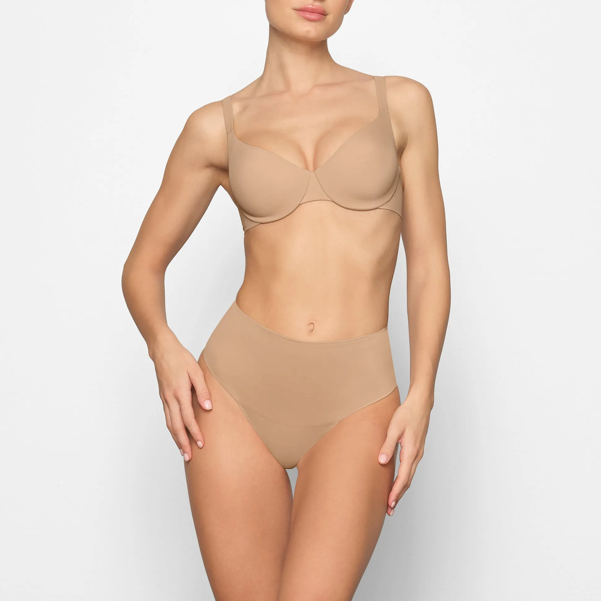 SMOOTHING INTIMATES UNLINED FULL COVERAGE BRA | CLAY