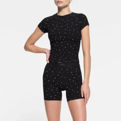 SOFT LOUNGE BABY TEE | ONYX SPARKLE PRINT