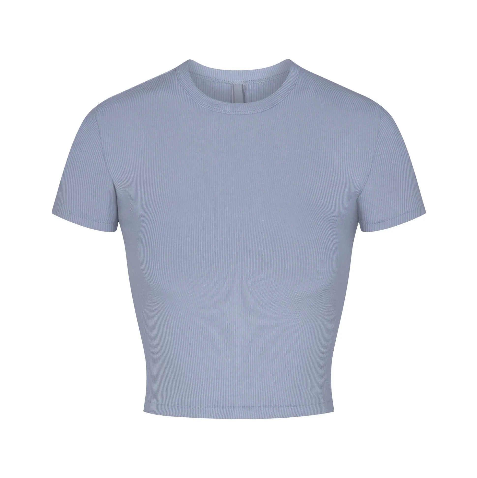 SOFT LOUNGE CROPPED T-SHIRT | SLATE