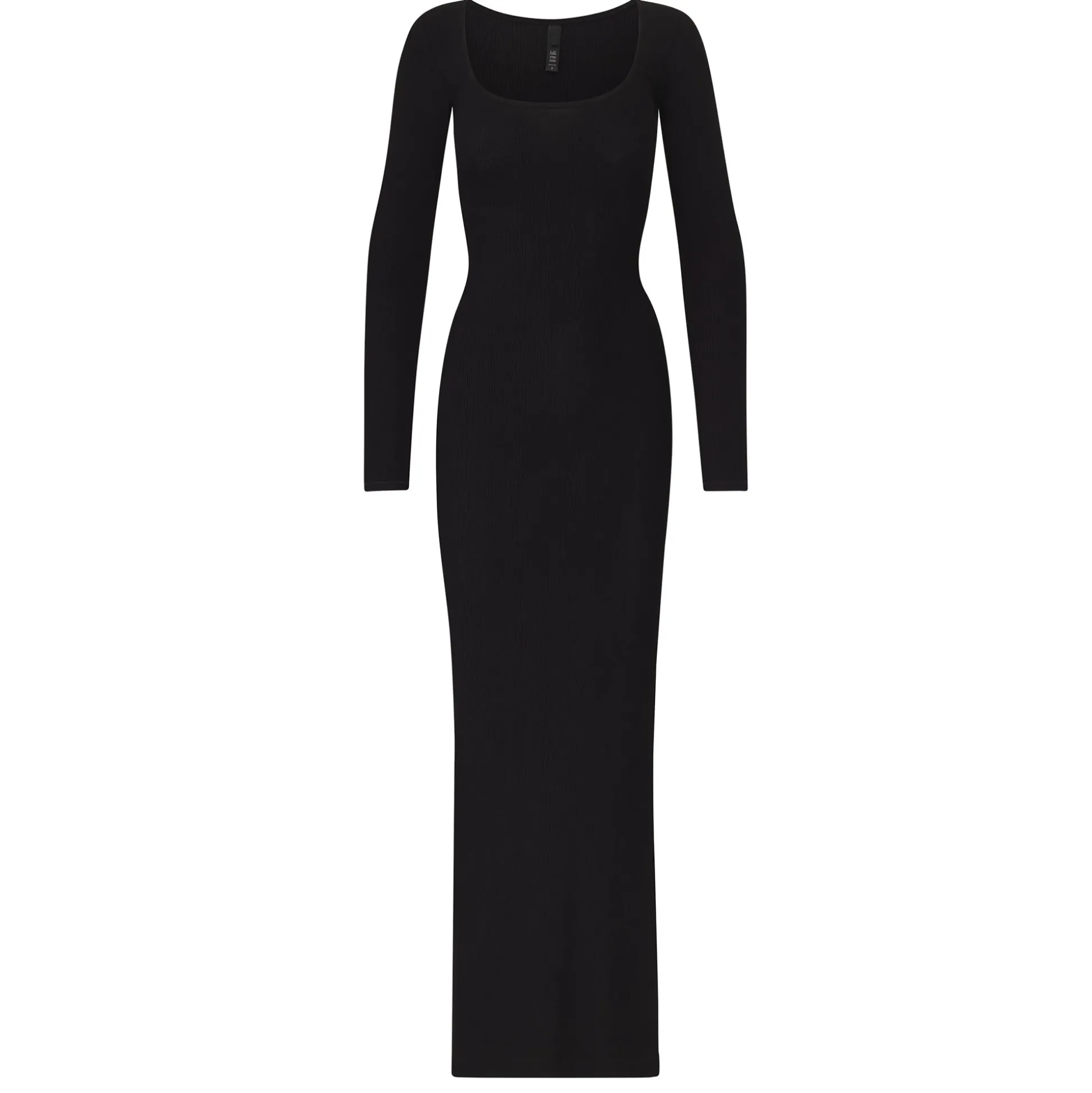 SOFT LOUNGE LONG SLEEVE DRESS | ONYX