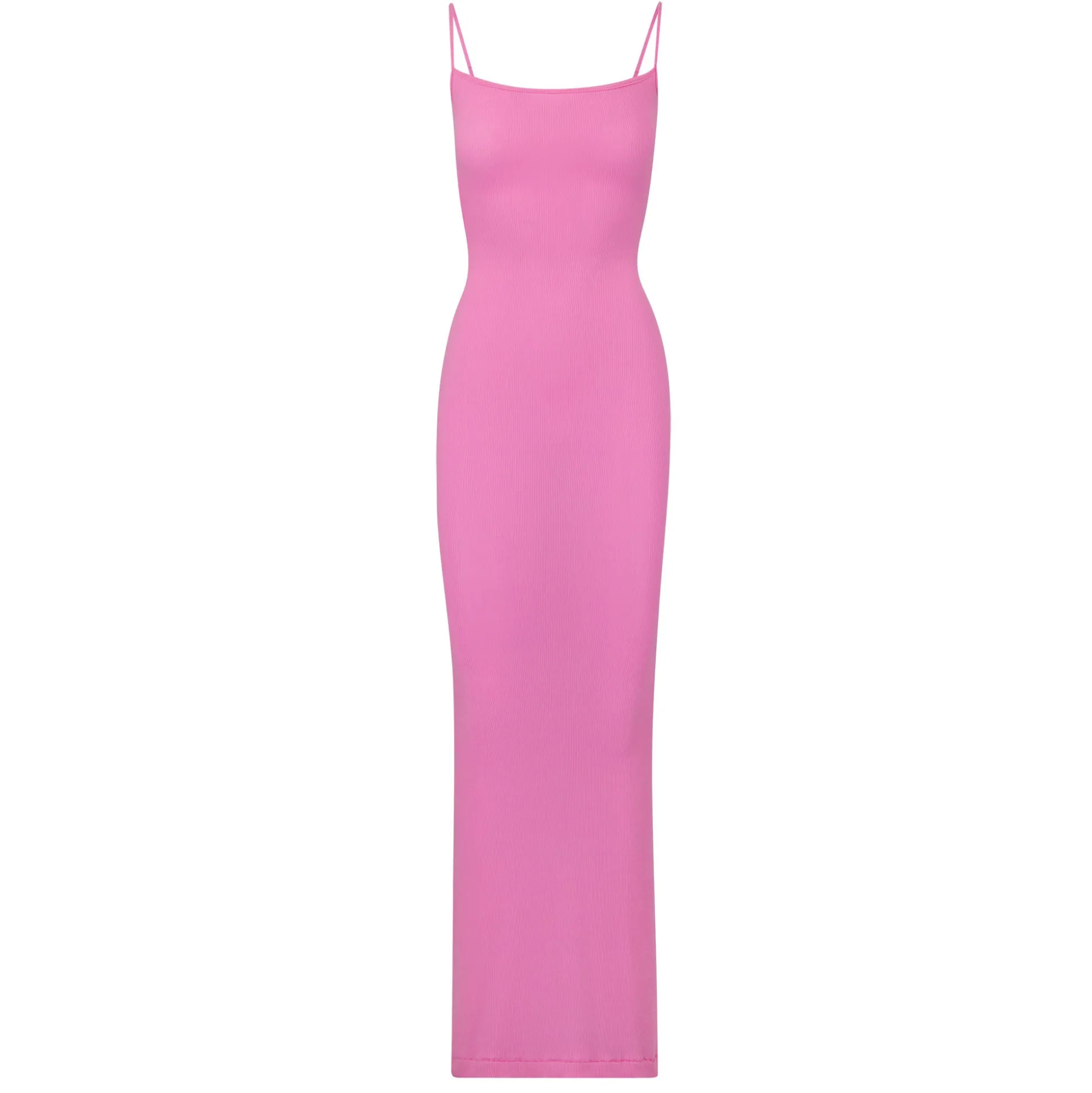 SOFT LOUNGE LONG SLIP DRESS | BUBBLE GUM