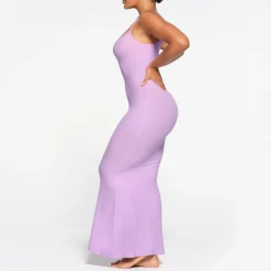 SOFT LOUNGE LONG SLIP DRESS | SUGAR PLUM