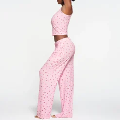 SOFT LOUNGE LOOSE PANT | CHERRY BLOSSOM PRINT