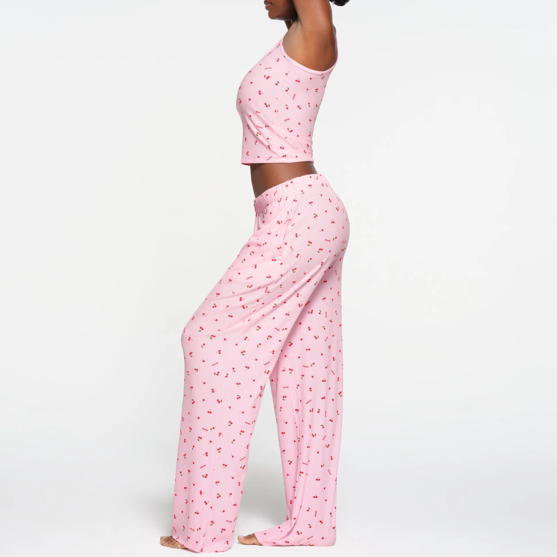 SOFT LOUNGE LOOSE PANT | CHERRY BLOSSOM PRINT