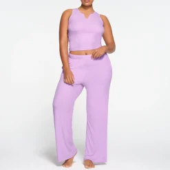 SOFT LOUNGE LOOSE PANT | SUGAR PLUM