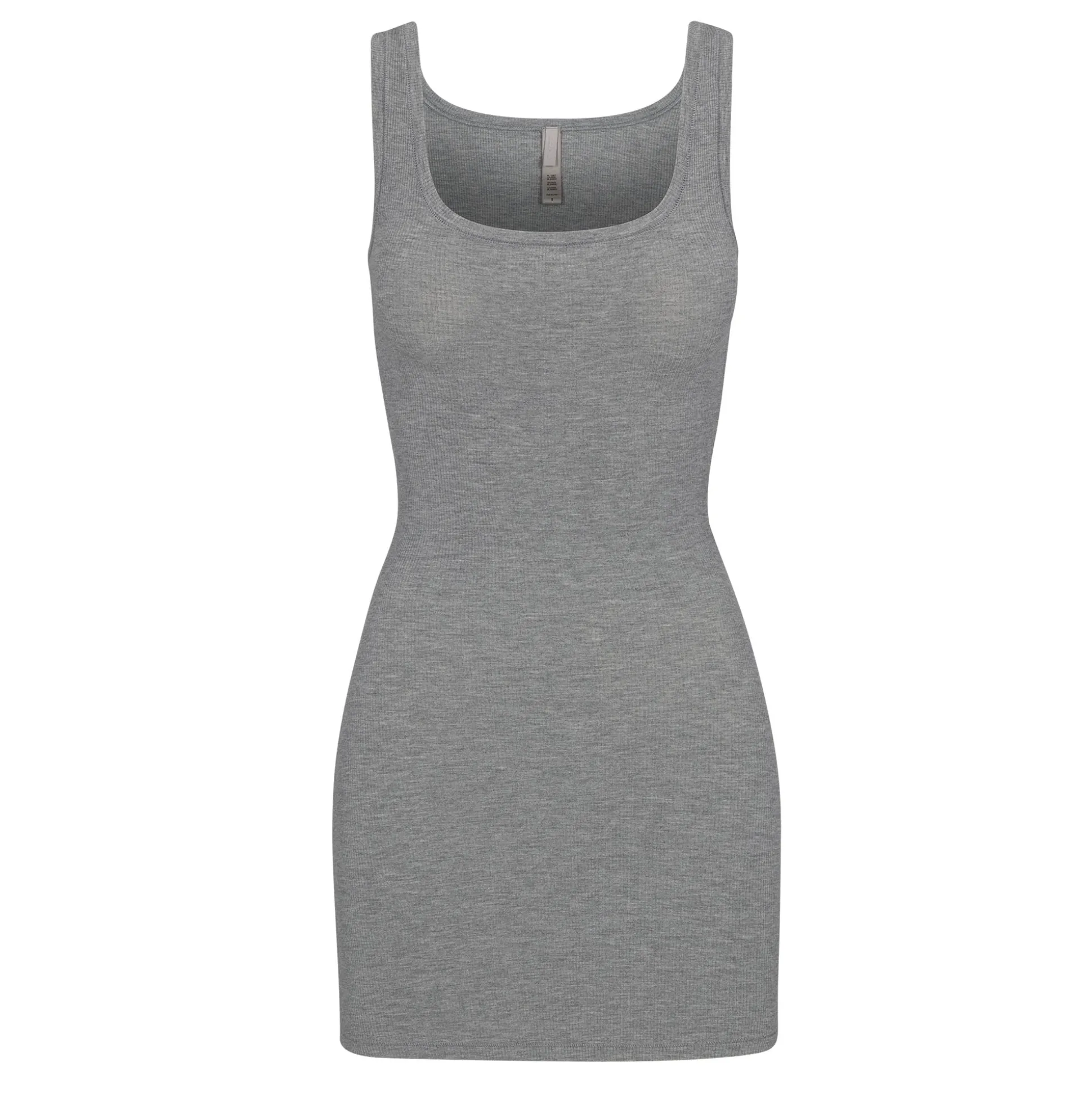 SOFT LOUNGE MINI DRESS | HEATHER GREY