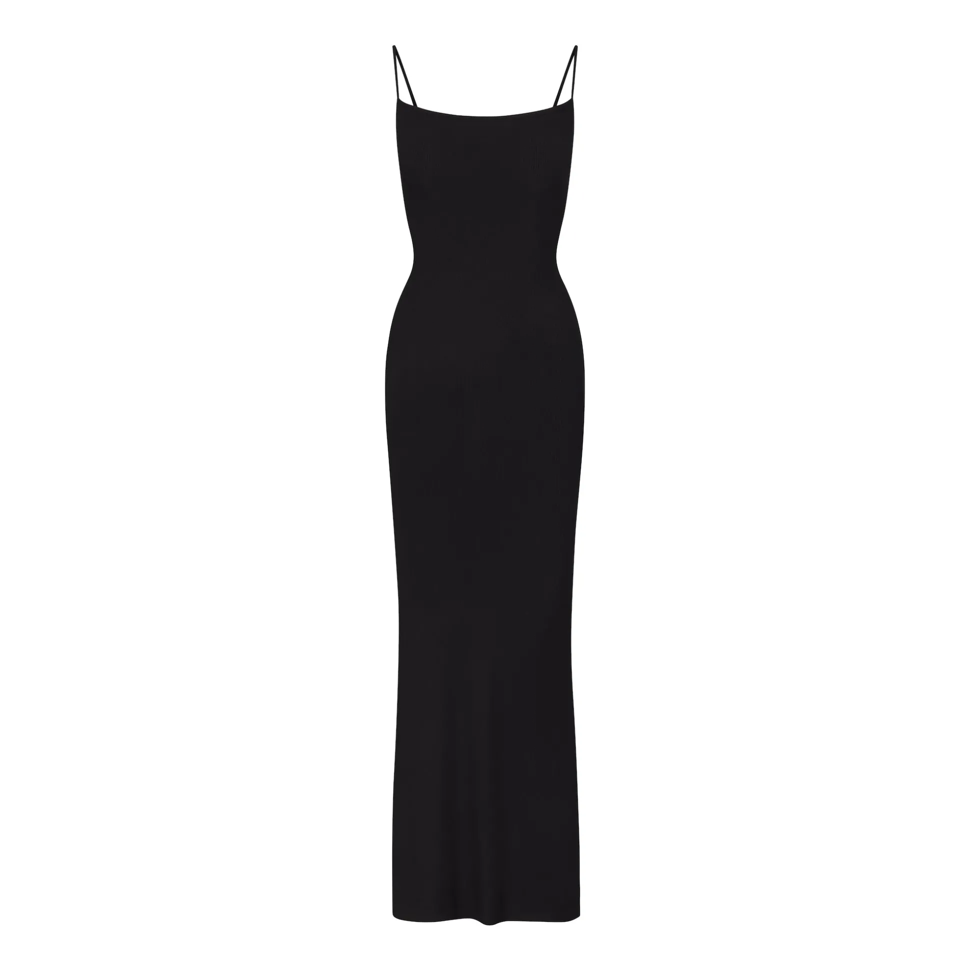 SOFT LOUNGE PETITE LONG SLIP DRESS | ONYX
