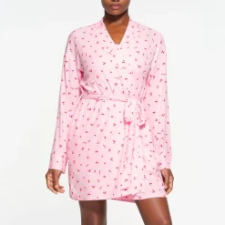 SOFT LOUNGE ROBE | CHERRY BLOSSOM PRINT