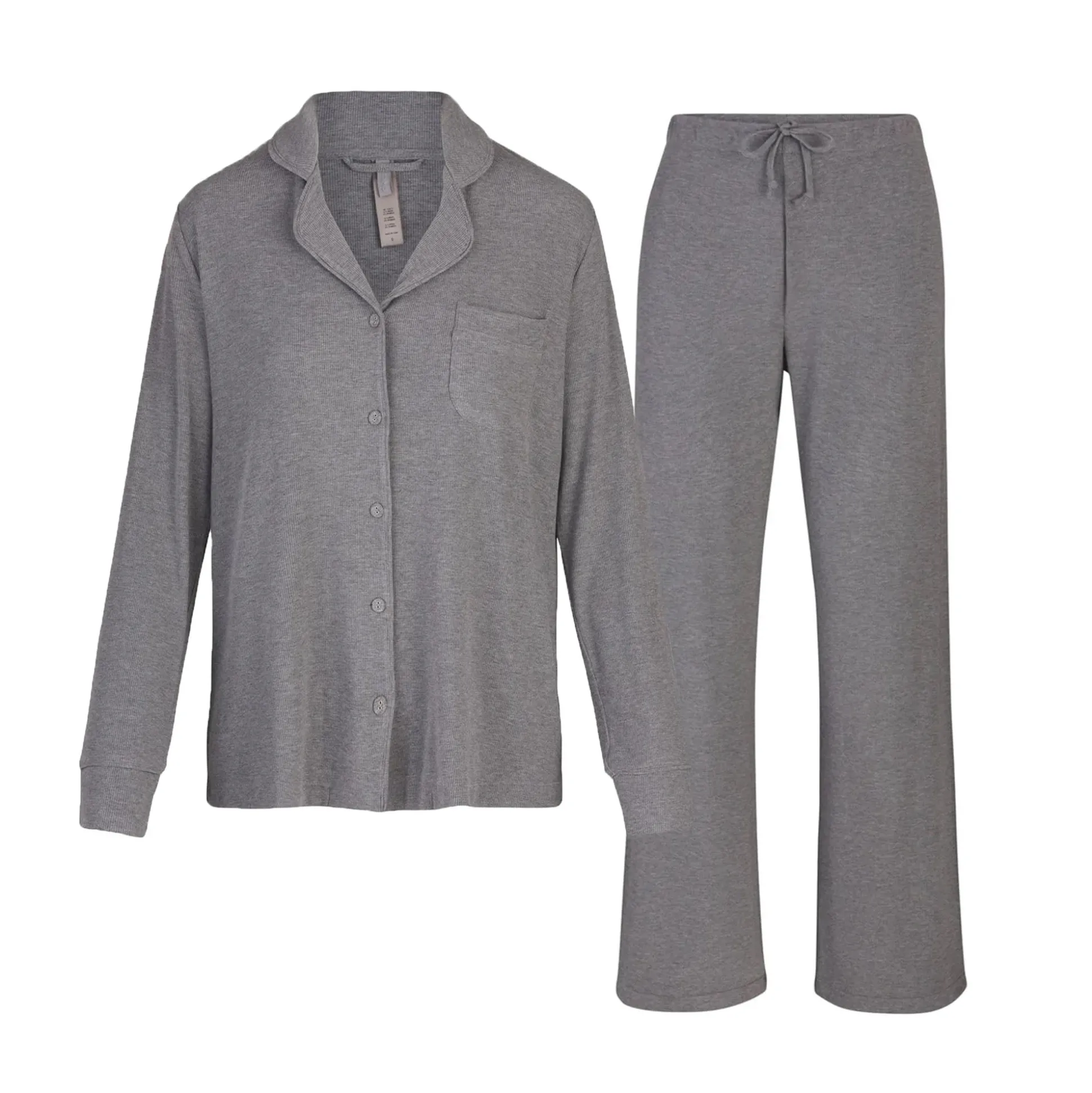 SOFT LOUNGE SLEEP SET | HEATHER GREY