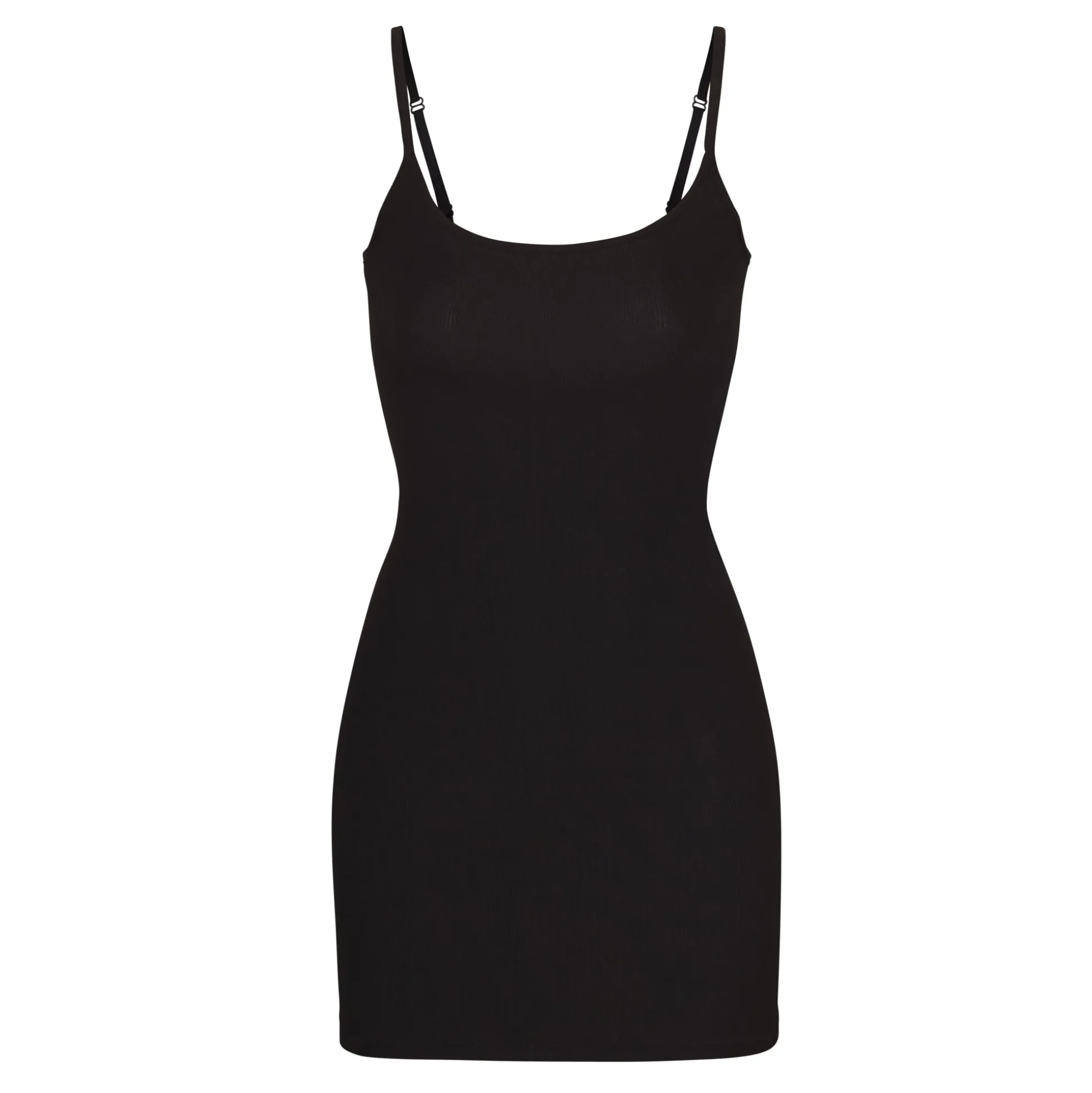 SOFT LOUNGE SLIP DRESS | ONYX
