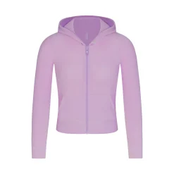 SOFT LOUNGE ZIP UP HOODIE | SUGAR PLUM