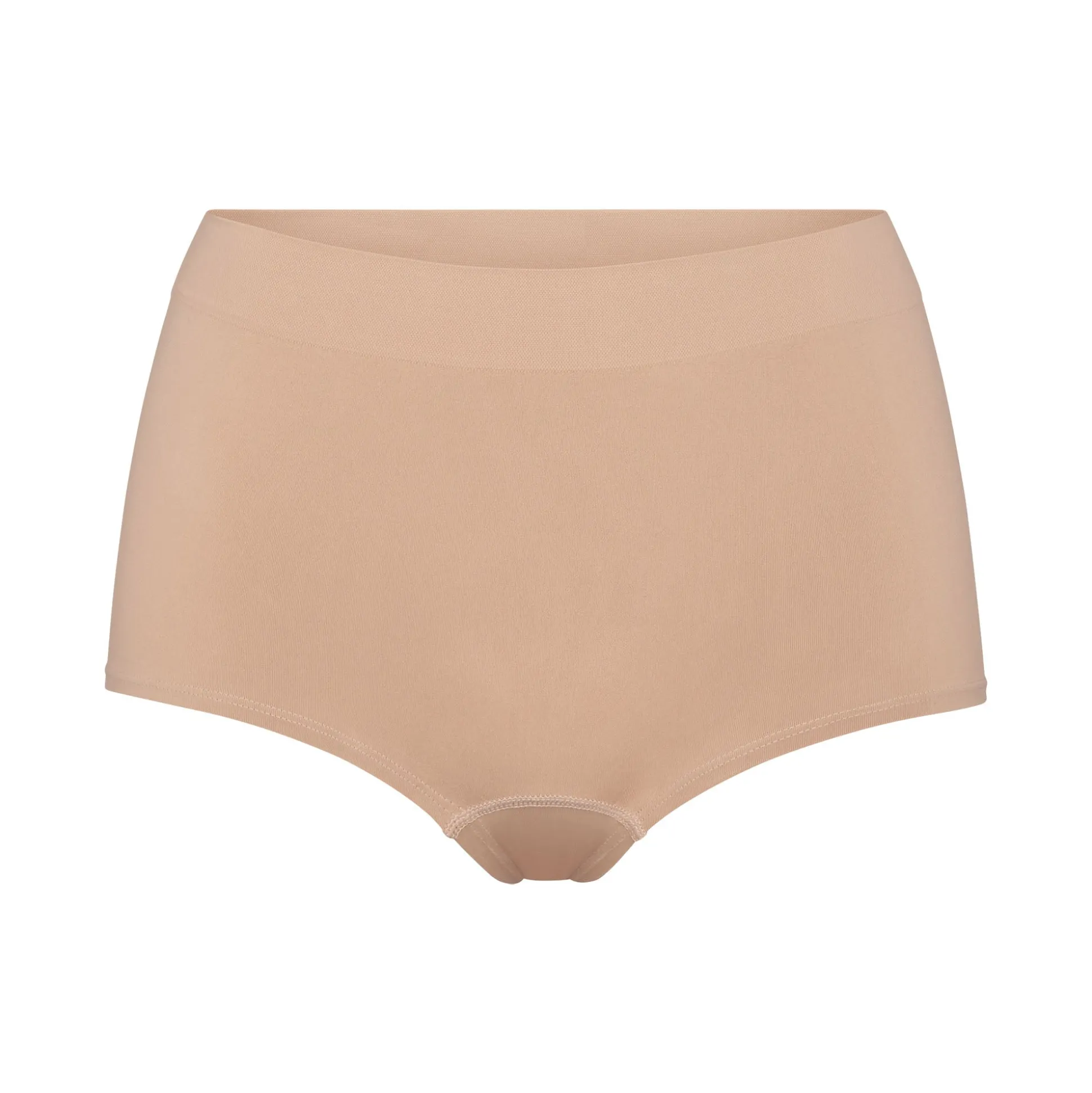 SOFT SMOOTHING SEAMLESS BOY SHORT | CLAY