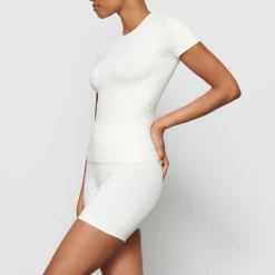 SOFT SMOOTHING SEAMLESS T-SHIRT | MARBLE