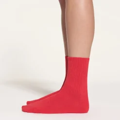 SPORT CREW SOCK 5-PACK | RED BRICK MULTI