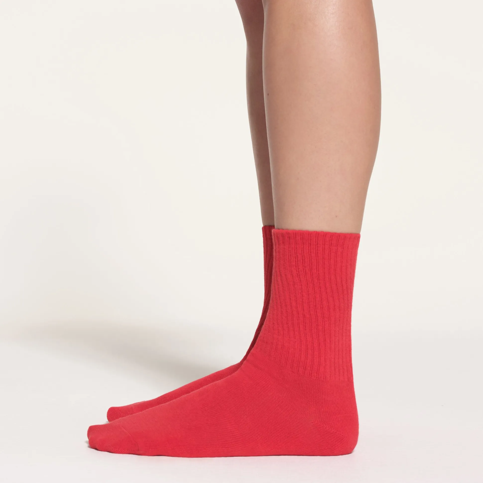 SPORT CREW SOCK 5-PACK | RED BRICK MULTI