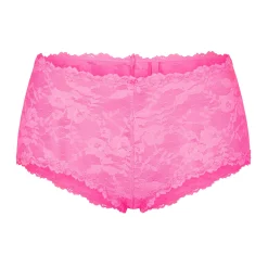 STRETCH LACE BOY SHORT | SUGAR PINK