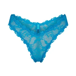 STRETCH LACE DIPPED THONG | MYKONOS