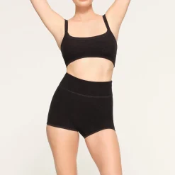 TERRY LOUNGE SEAMLESS SHORT SHORT | ONYX