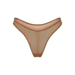 ULTRA FINE MESH THONG | BRONZE