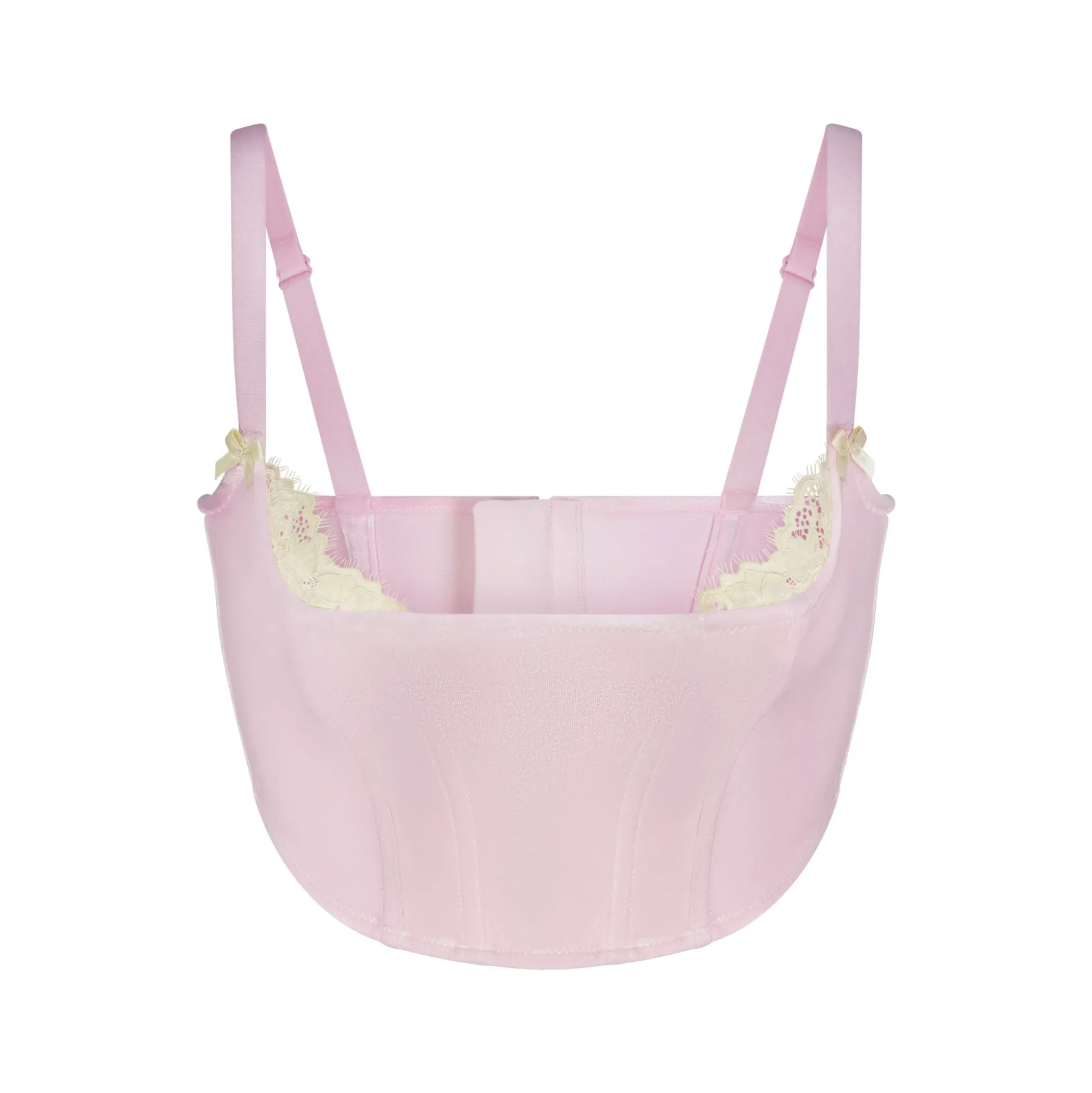 VELVET LACE CORSET | CHERRY BLOSSOM