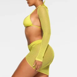 WARP KNIT COVER UP SHRUG | CITRUS
