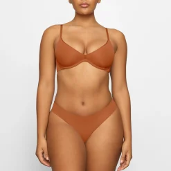 WEIGHTLESS SCOOP BRA | BRONZE