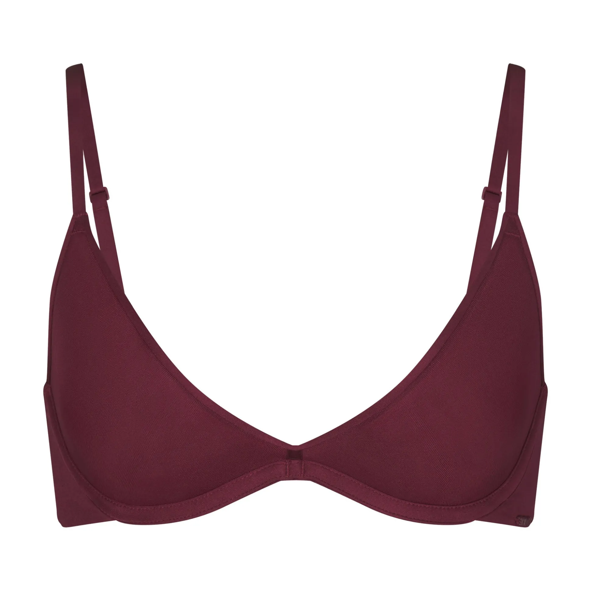 WEIGHTLESS SCOOP BRA | WINE
