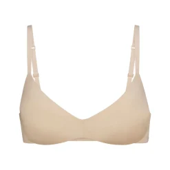 WIRELESS FORM PUSH-UP PLUNGE BRA | SAND