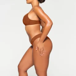 WIRELESS FORM PUSH-UP PLUNGE BRA | BRONZE