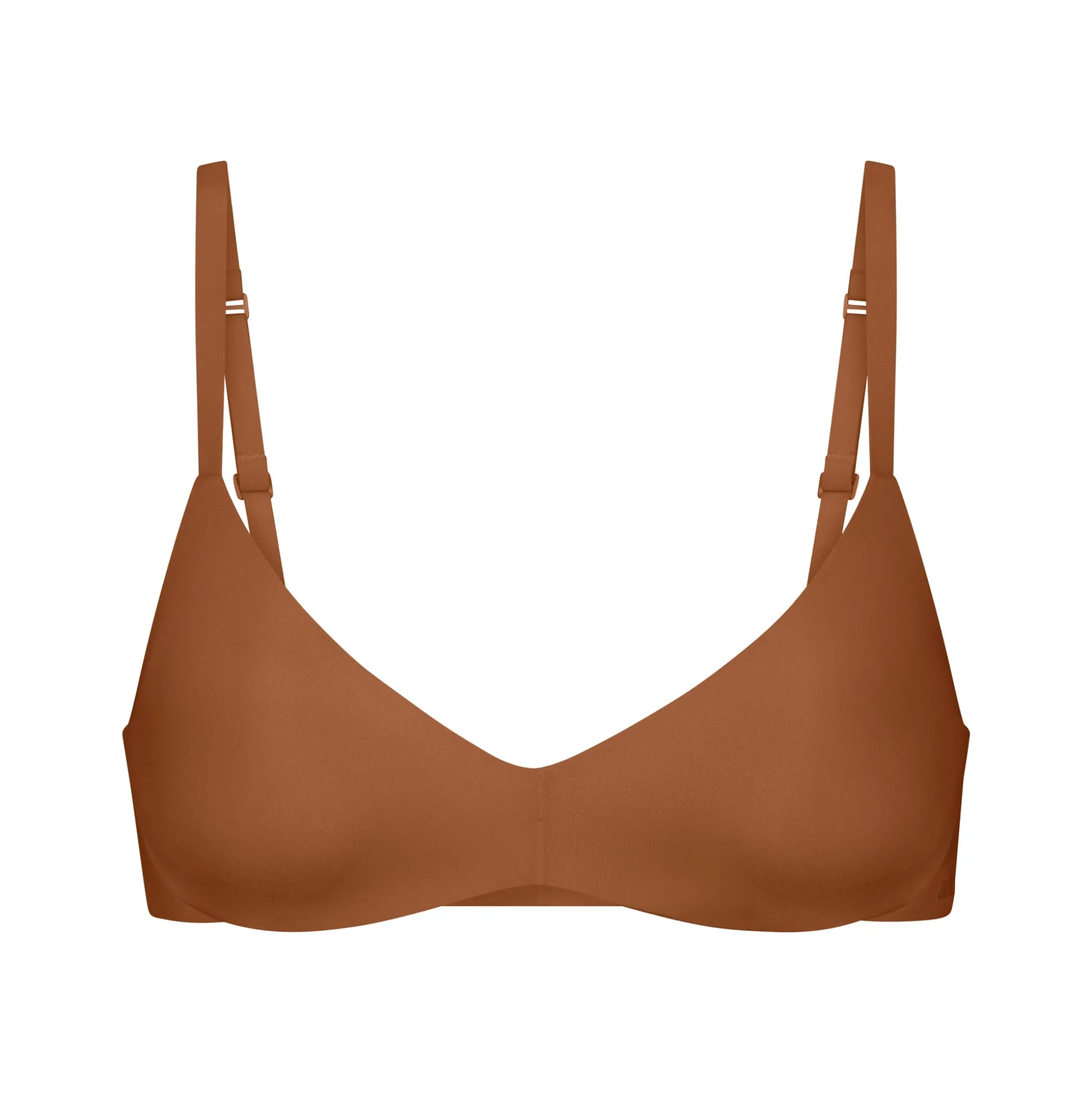 WIRELESS FORM PUSH-UP PLUNGE BRA | BRONZE