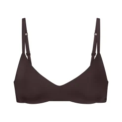 WIRELESS FORM PUSH-UP PLUNGE BRA | ESPRESSO