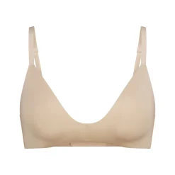 WIRELESS FORM T-SHIRT DEMI BRA | SAND