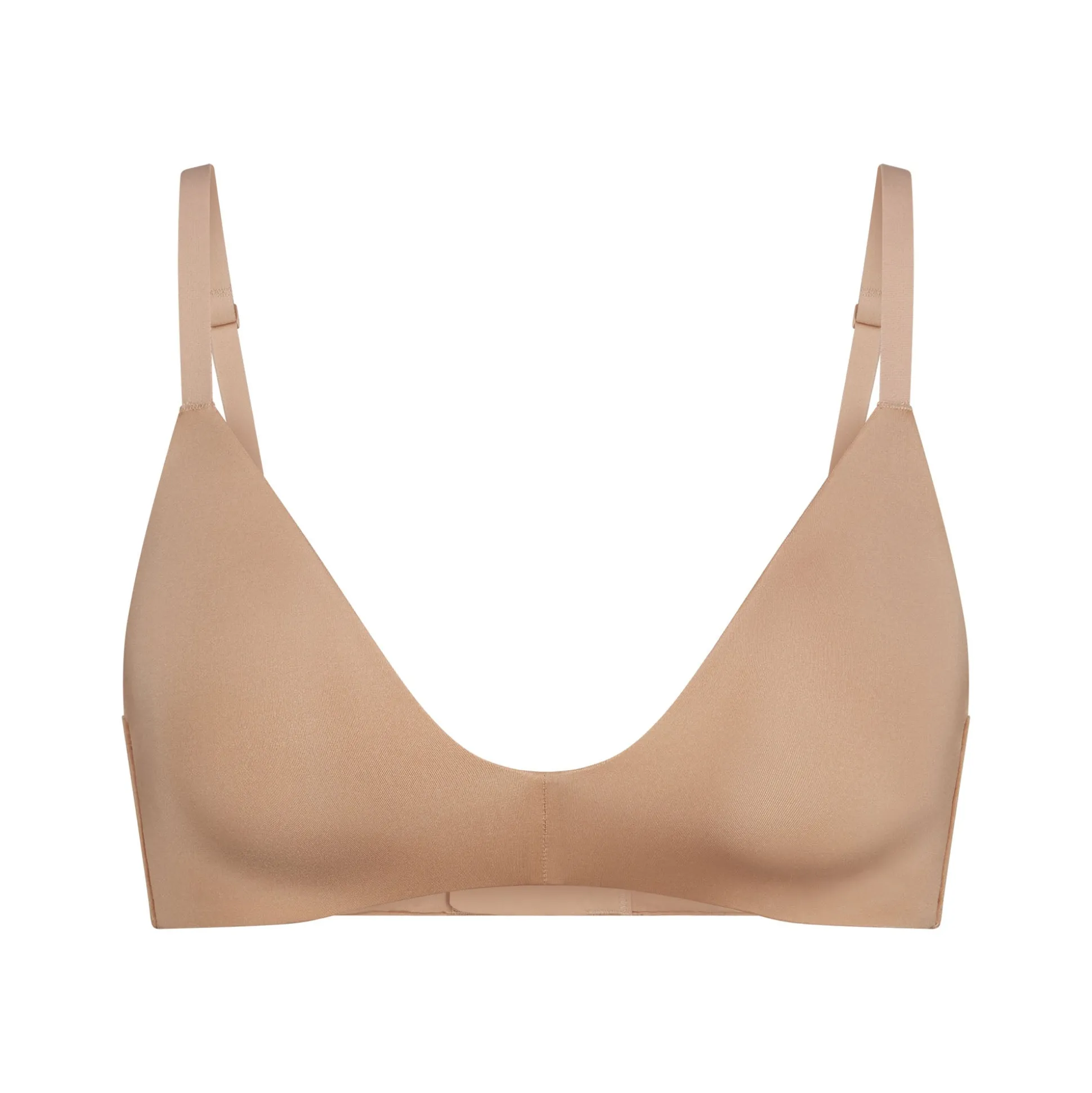 WIRELESS FORM T-SHIRT DEMI BRA | CLAY