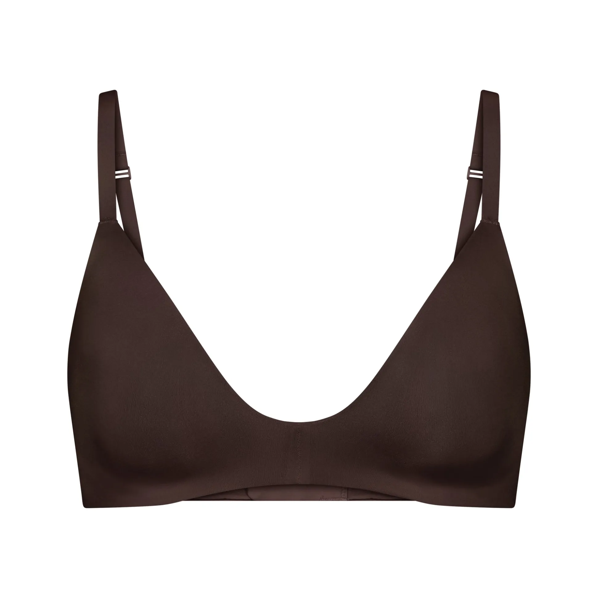 WIRELESS FORM T-SHIRT DEMI BRA | ESPRESSO